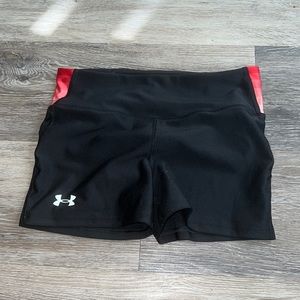 Under Armour black biker shorts